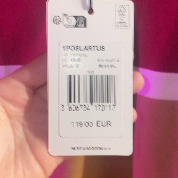 MISE AU GREEN multicolor polo long sleeve with crest - Picture 8 of 8